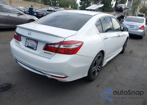 2016 Honda Accord Sport из США, поврежденный, VIN 1HGCR2F57GA180455